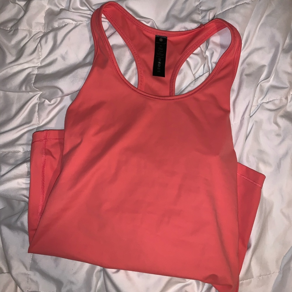 Pink yogalicious tank top